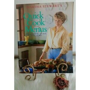 Martha Stewart's Quick Cook Menus - Paperback By Stewart, Martha - VERY GOOD